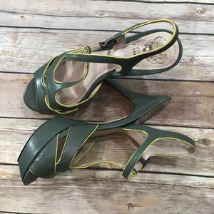 Vince Camuto platform sandal strappy heels